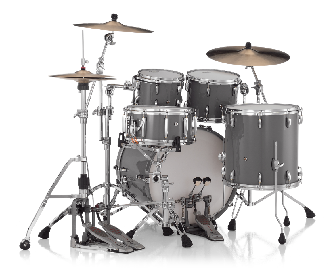 Pearl Masters Maple Pure 4 Piece Shell Pack "XESP" - 22" Bass Drum PUTTY GREY