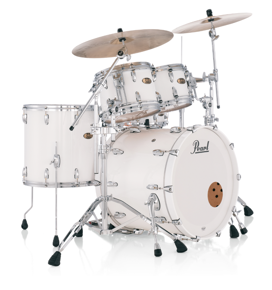 Pearl Masters Maple Pure 4 Piece Shell Pack "XESP" - 22" Bass Drum ARCTIC WHITE