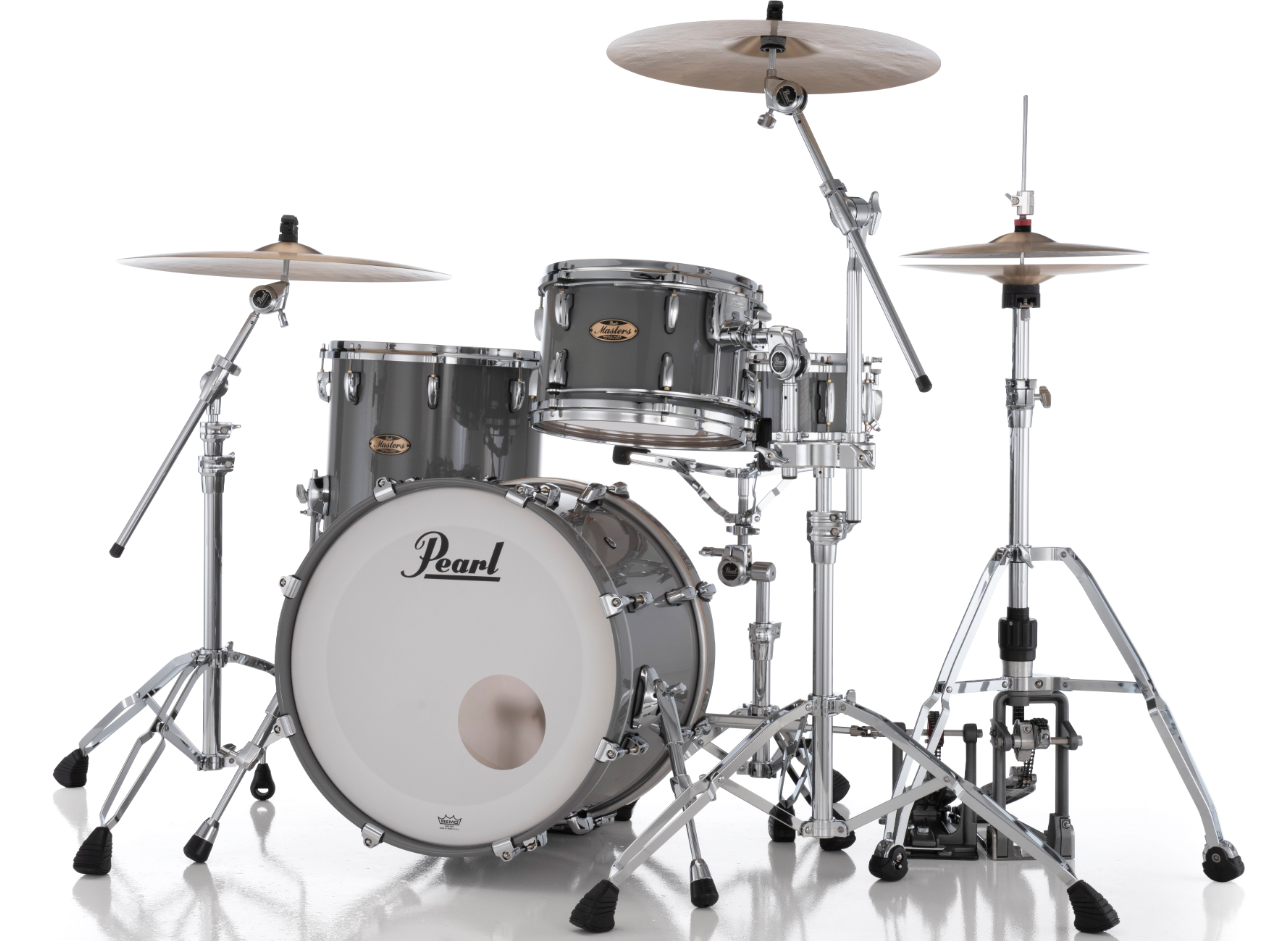 Pearl Masters Maple Pure 3 Piece Shell Pack - 20" Bass Drum PUTTY GREY