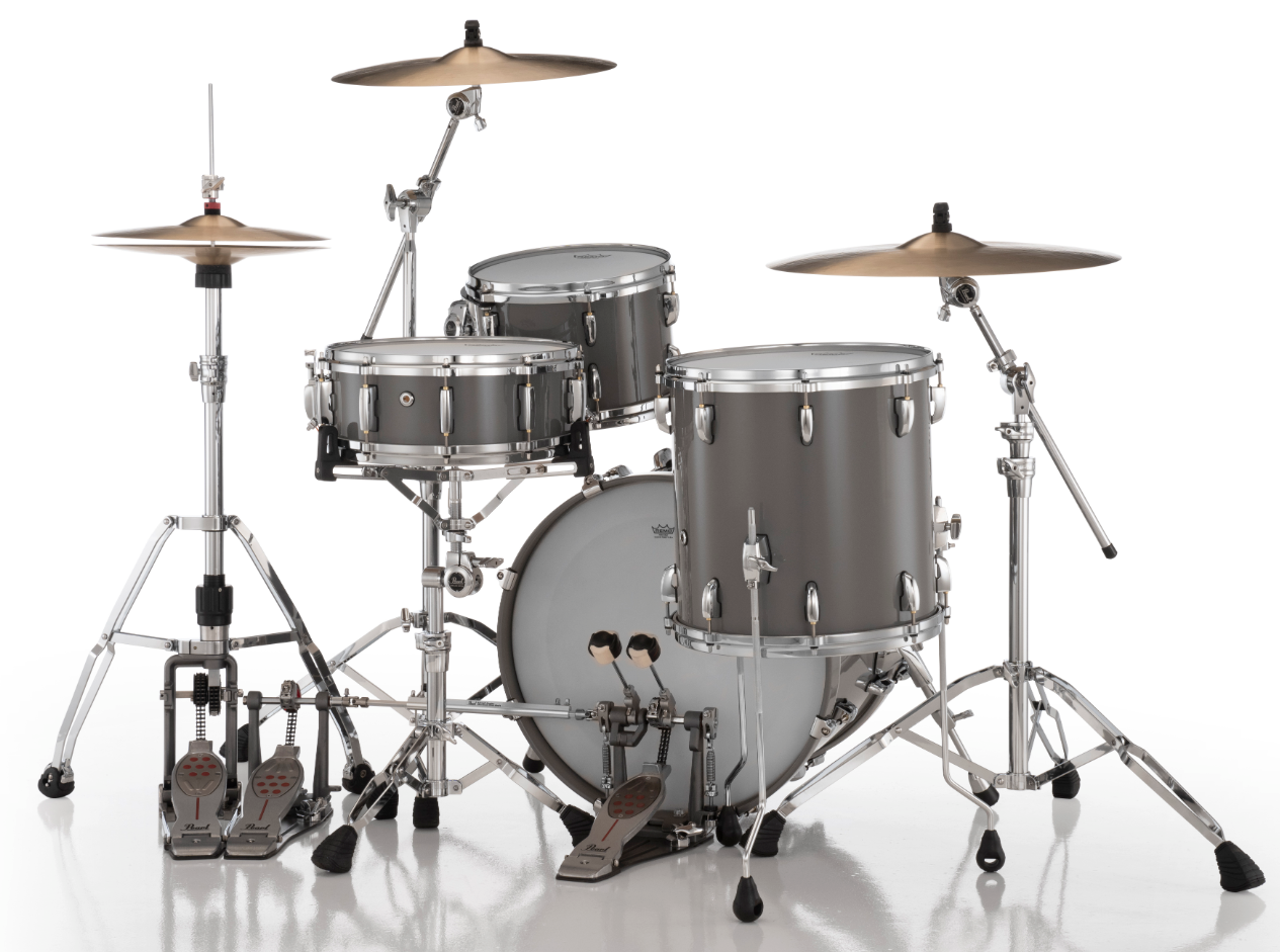 Pearl Masters Maple Pure 3 Piece Shell Pack - 20" Bass Drum PUTTY GREY