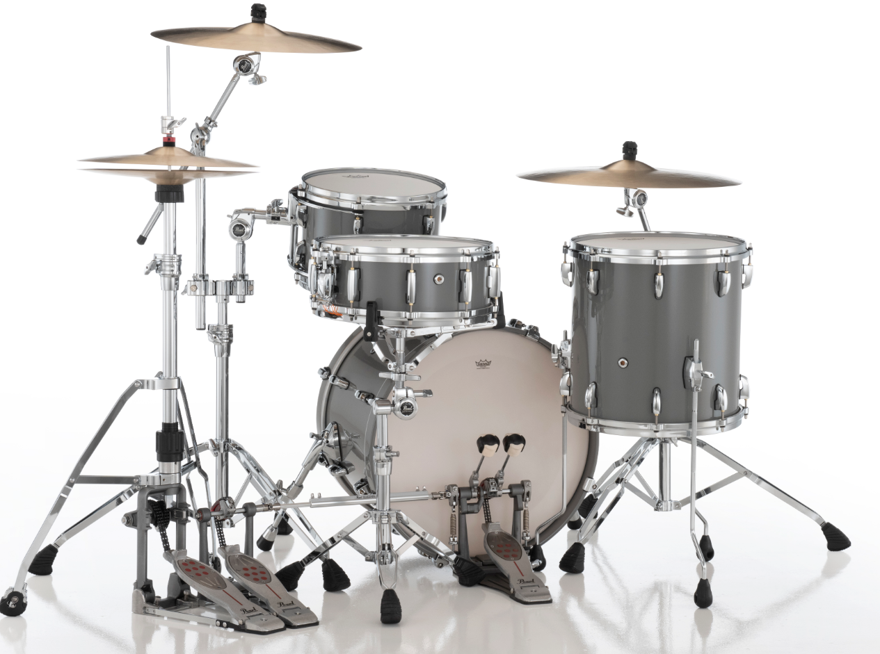 Pearl Masters Maple Pure 3 Piece Shell Pack - 20" Bass Drum PUTTY GREY