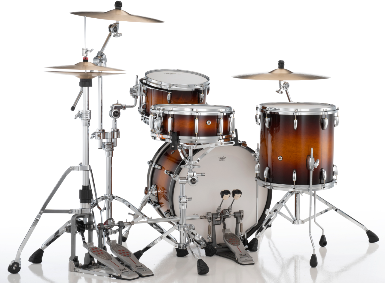 Pearl Masters Maple Pure 3 Piece Shell Pack - 20" Bass Drum VINTAGE TOBACCO BURST