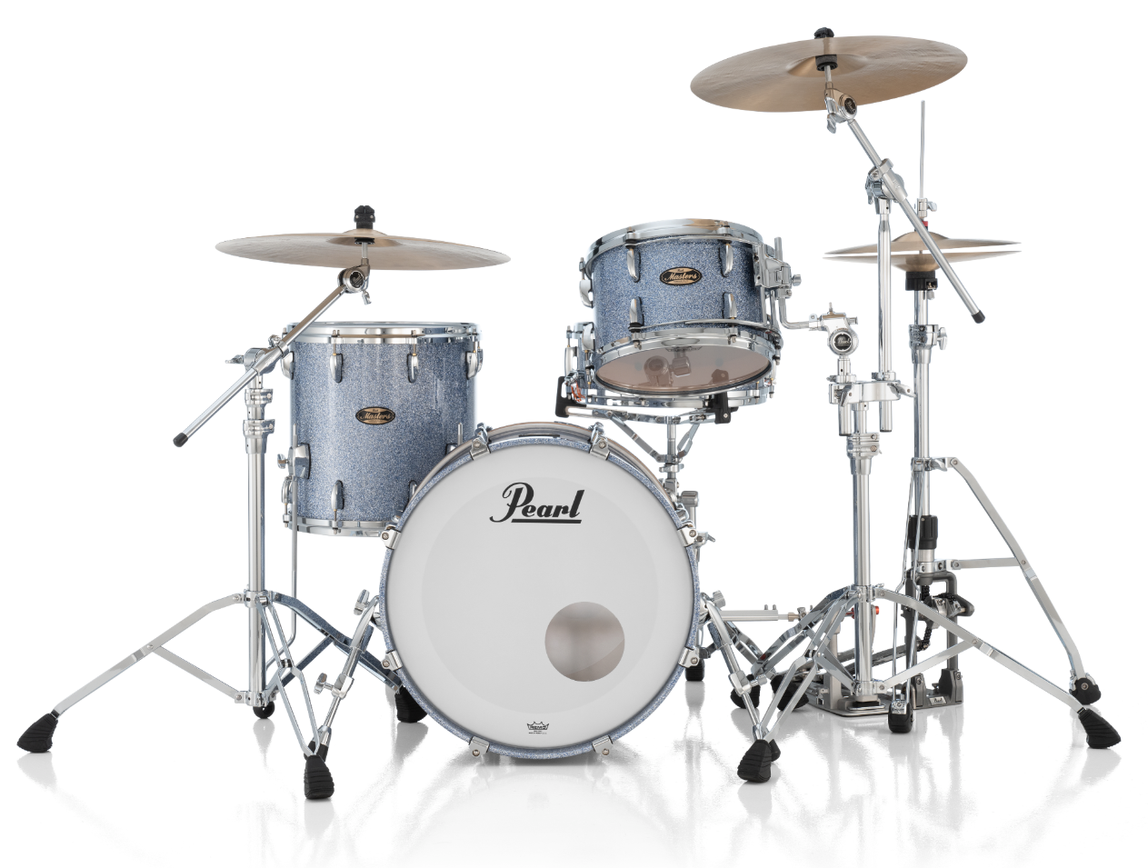 Pearl Masters Maple Gum 3-Piece Shell Pack - 20" Bass Drum CRYSTAL RAIN