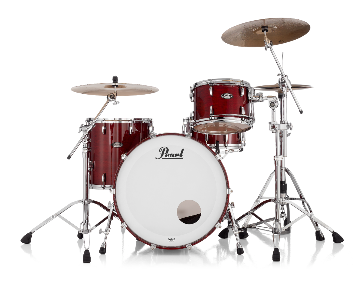 Pearl Masters Maple 3 Piece Shell Pack - 24" Bass Drum NATURAL CHERRY
