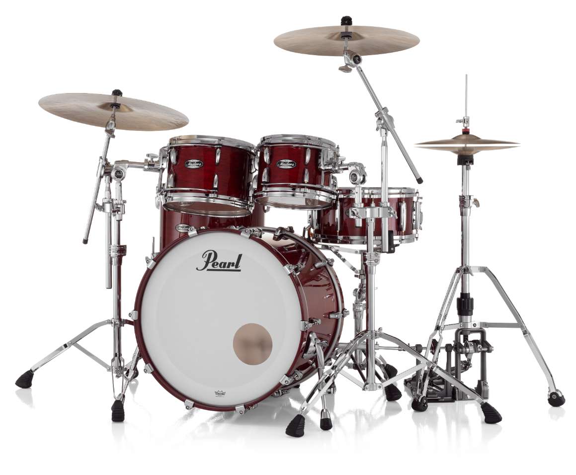 Pearl Masters Maple 4 Piece Shell Pack "XSP" - 22" Bass Drum NATURAL CHERRY