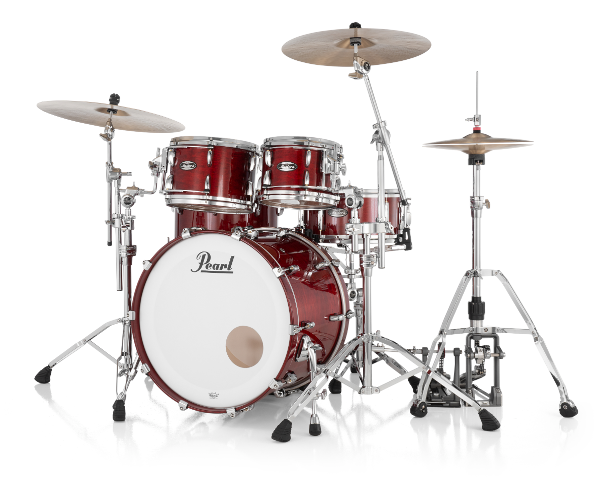 Pearl Masters Maple 4 Piece Shell Pack "XSP" - 22" Bass Drum NATURAL CHERRY