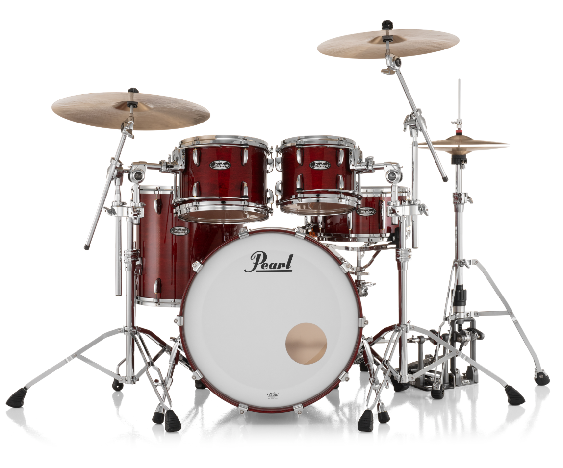 Pearl Masters Maple 4 Piece Shell Pack "XESP" - 22" Bass Drum NATURAL CHERRY