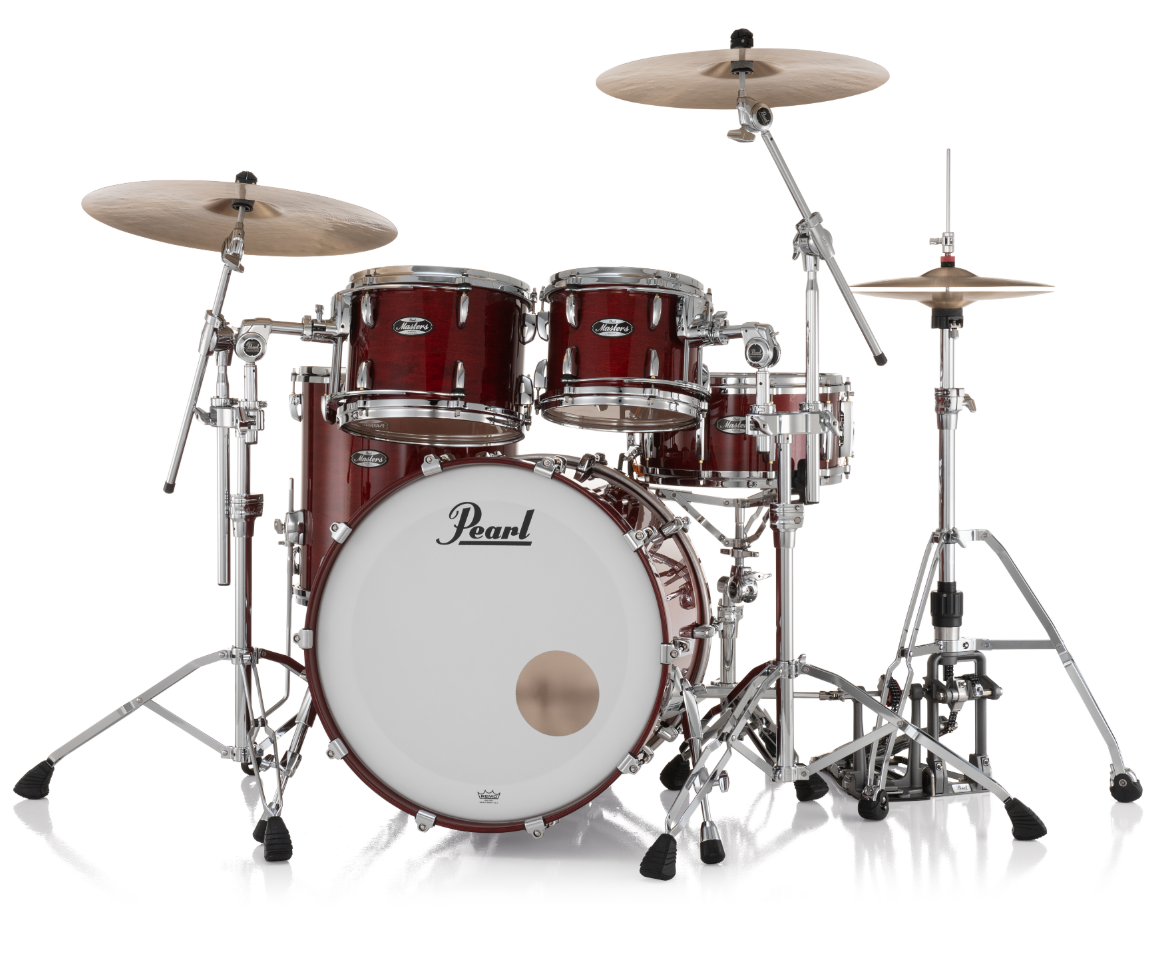 Pearl Masters Maple 4 Piece Shell Pack "XESP" - 22" Bass Drum NATURAL CHERRY