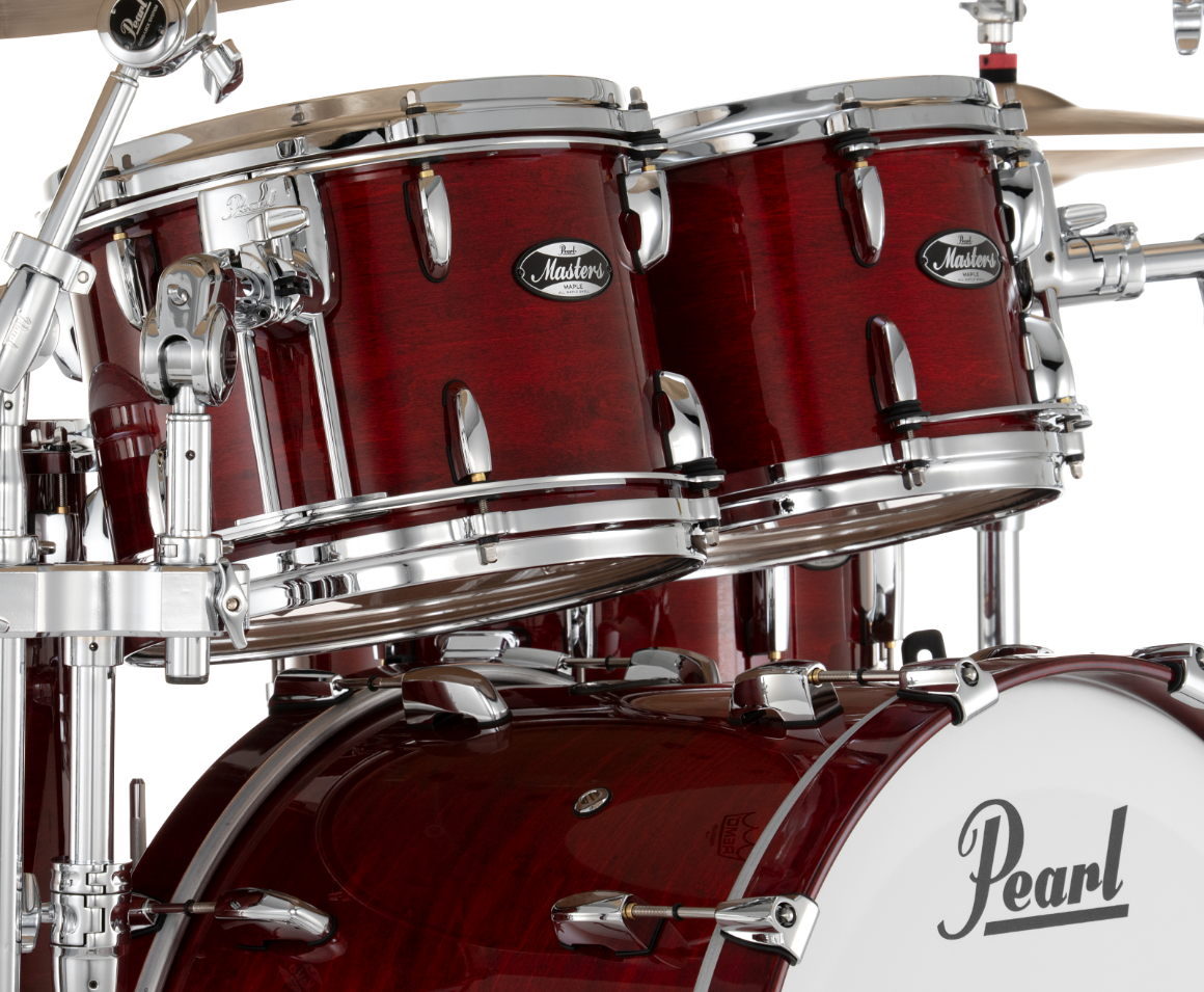 Pearl Masters Maple 4 Piece Shell Pack "XESP" - 22" Bass Drum NATURAL CHERRY