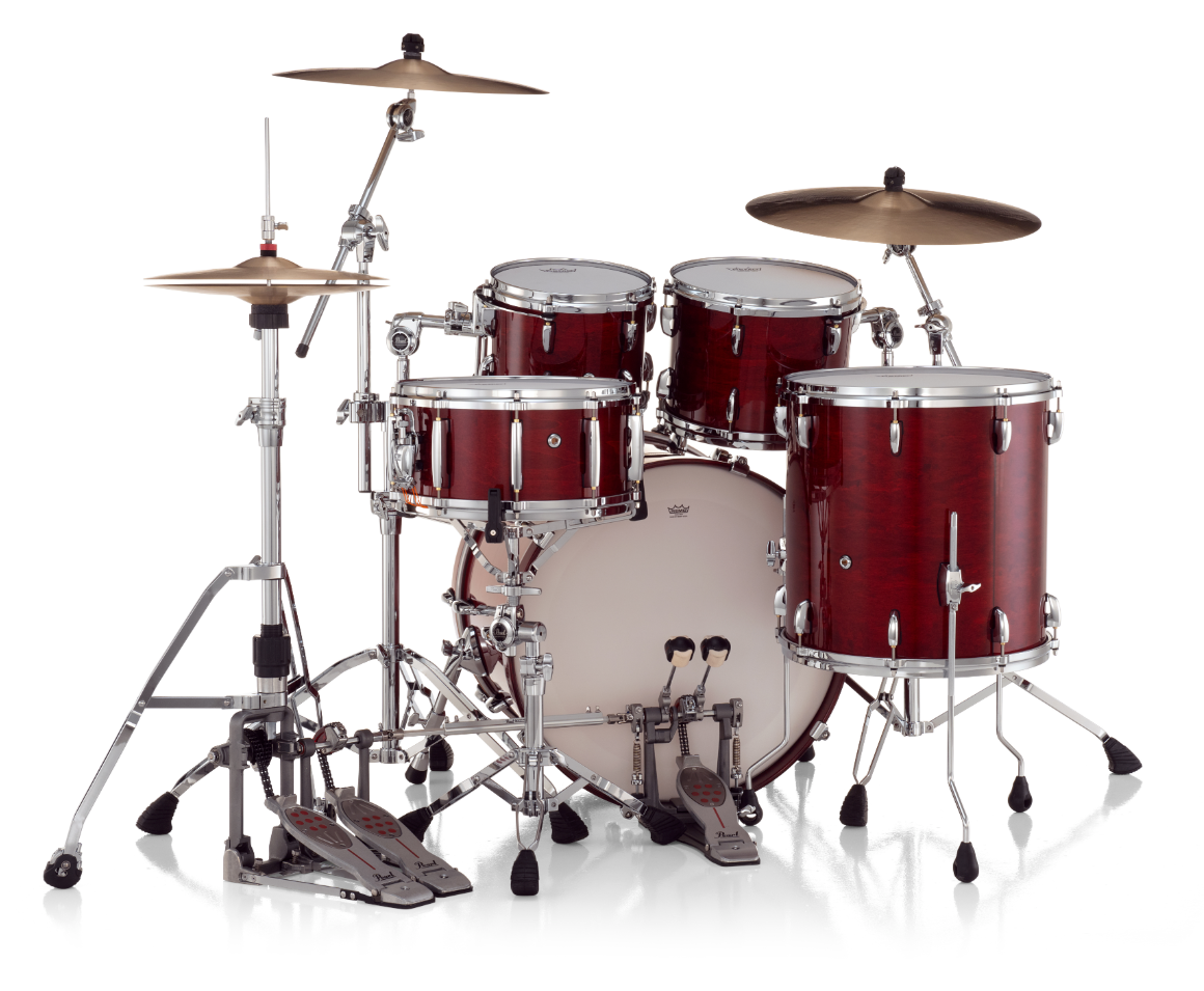Pearl Masters Maple 4 Piece Shell Pack "XESP" - 22" Bass Drum NATURAL CHERRY