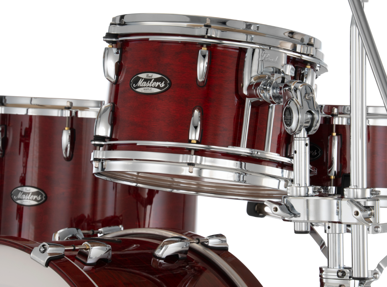 Pearl Masters Maple 3 Piece Shell Pack - 20" Bass Drum NATURAL CHERRY