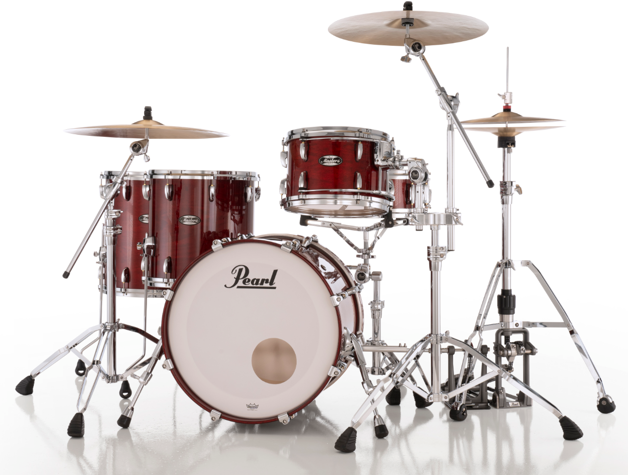 Pearl Masters Maple 3 Piece Shell Pack - 20" Bass Drum NATURAL CHERRY