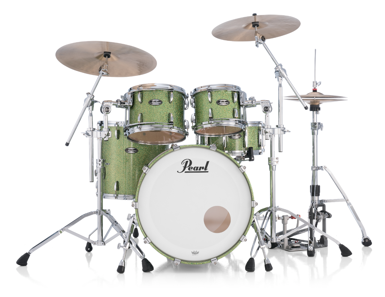 Pearl Masters Maple 4 Piece Shell Pack "XESP" - 22" Bass Drum SHIMMER OF OZ