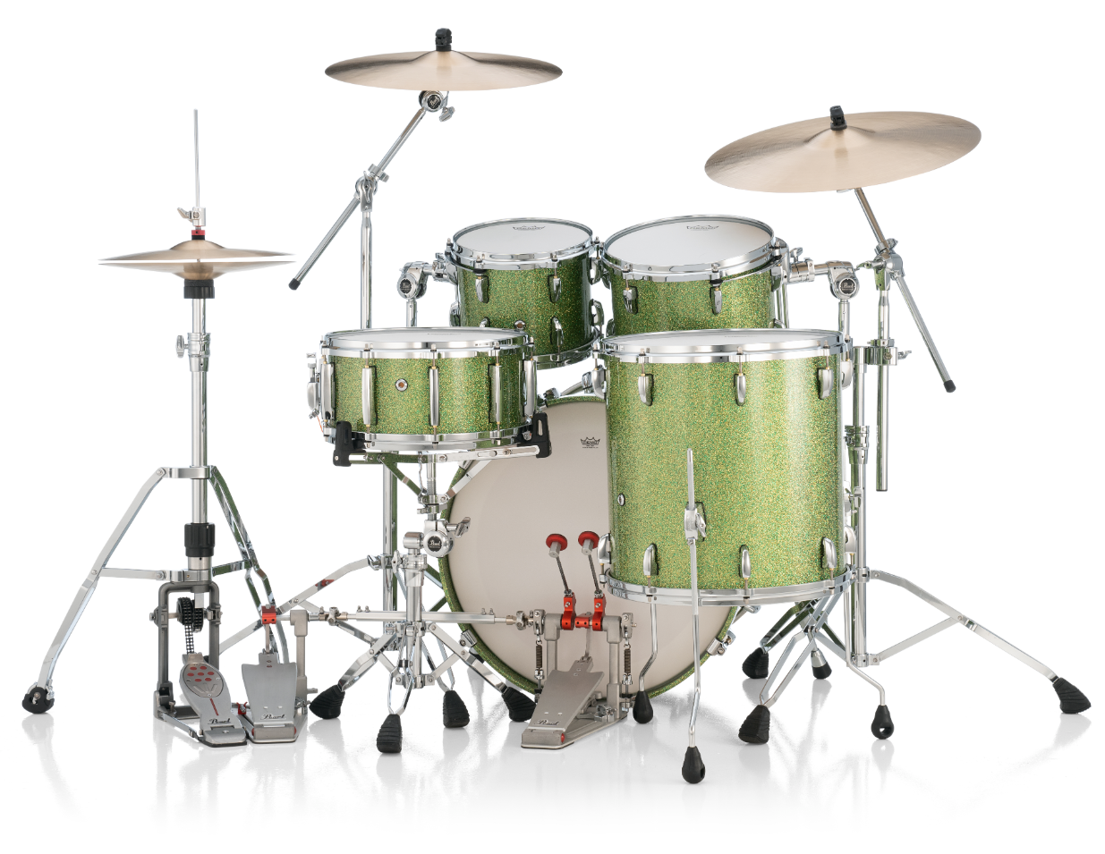 Pearl Masters Maple 4 Piece Shell Pack "XESP" - 22" Bass Drum SHIMMER OF OZ