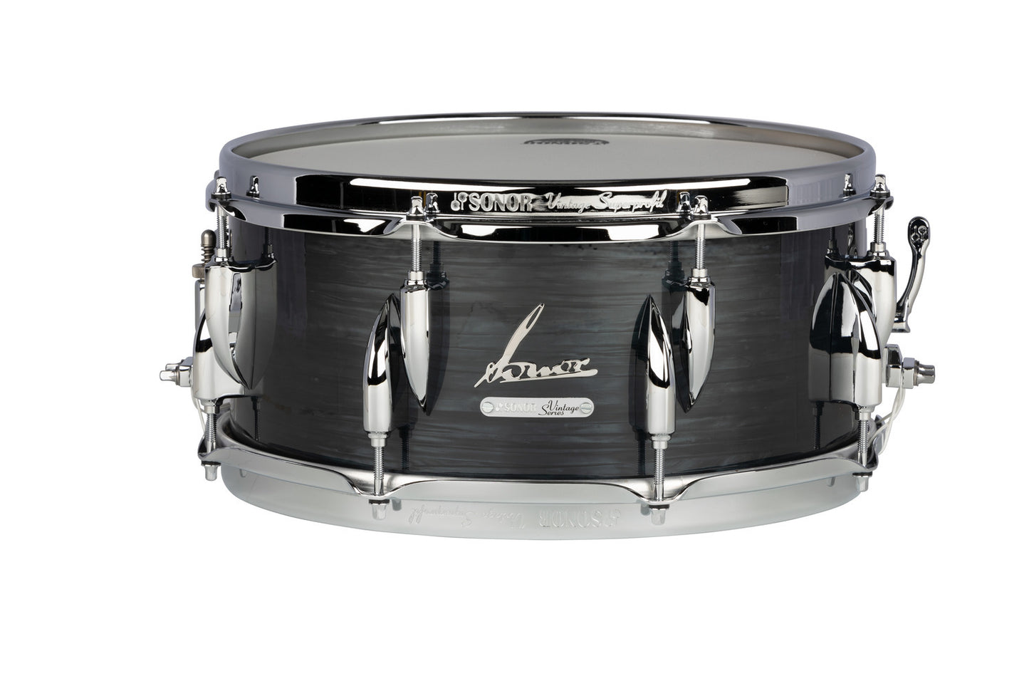 VINTAGE SERIES 13"X 6" SNARE DRUM-VINTAGE BLACK SLATE