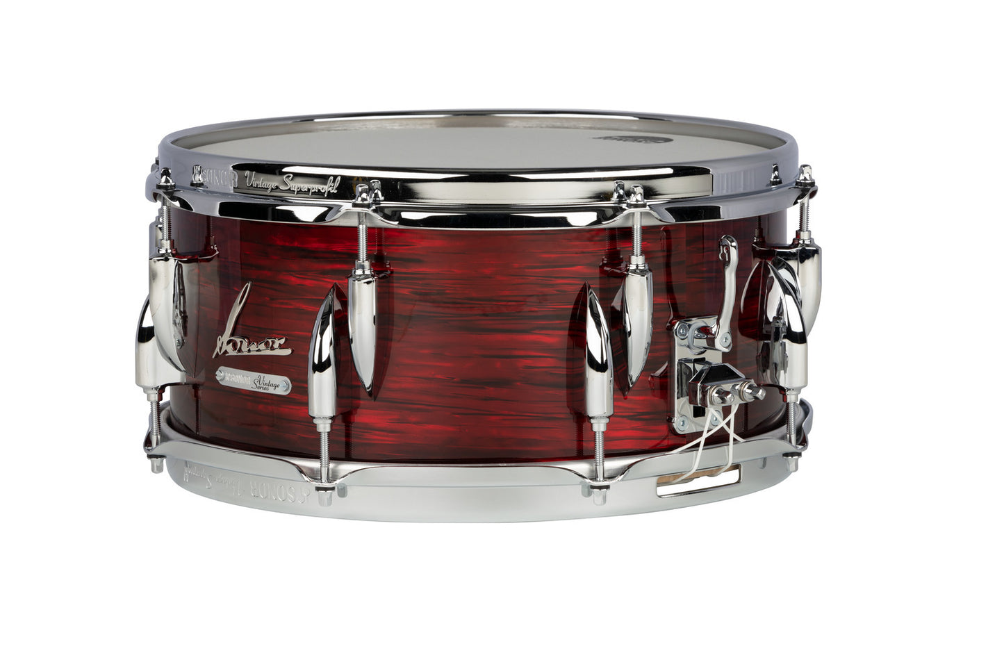 VINTAGE SERIES 13"X 6" SNARE DRUM-VINTAGE RED OYSTER