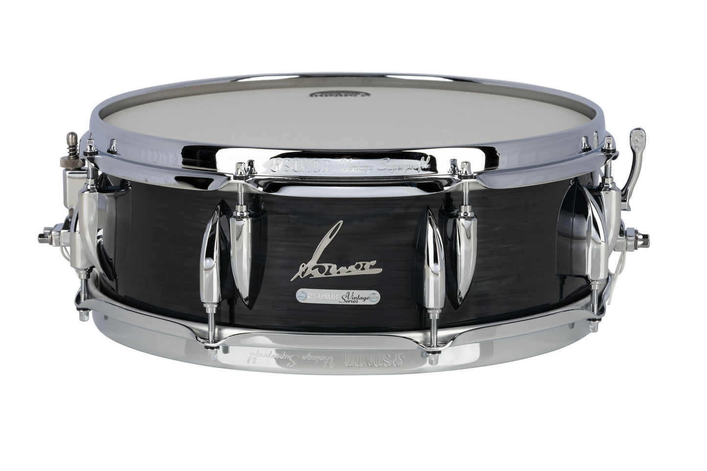 VINTAGE SERIES 14"X 5" SNARE DRUM-VINTAGE BLACK SLATE