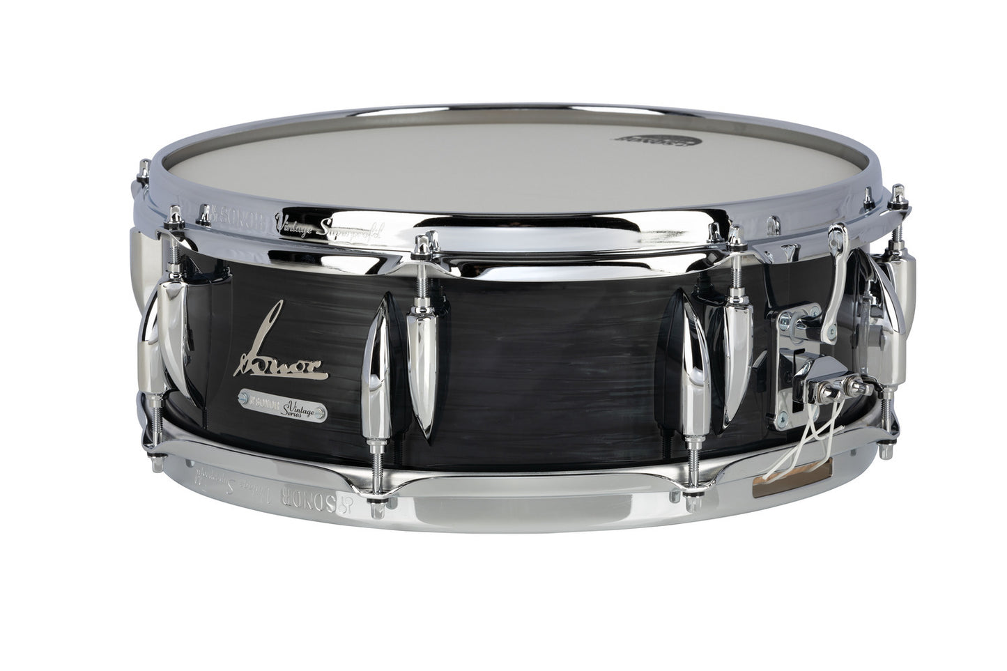 VINTAGE SERIES 14"X 5" SNARE DRUM-VINTAGE BLACK SLATE