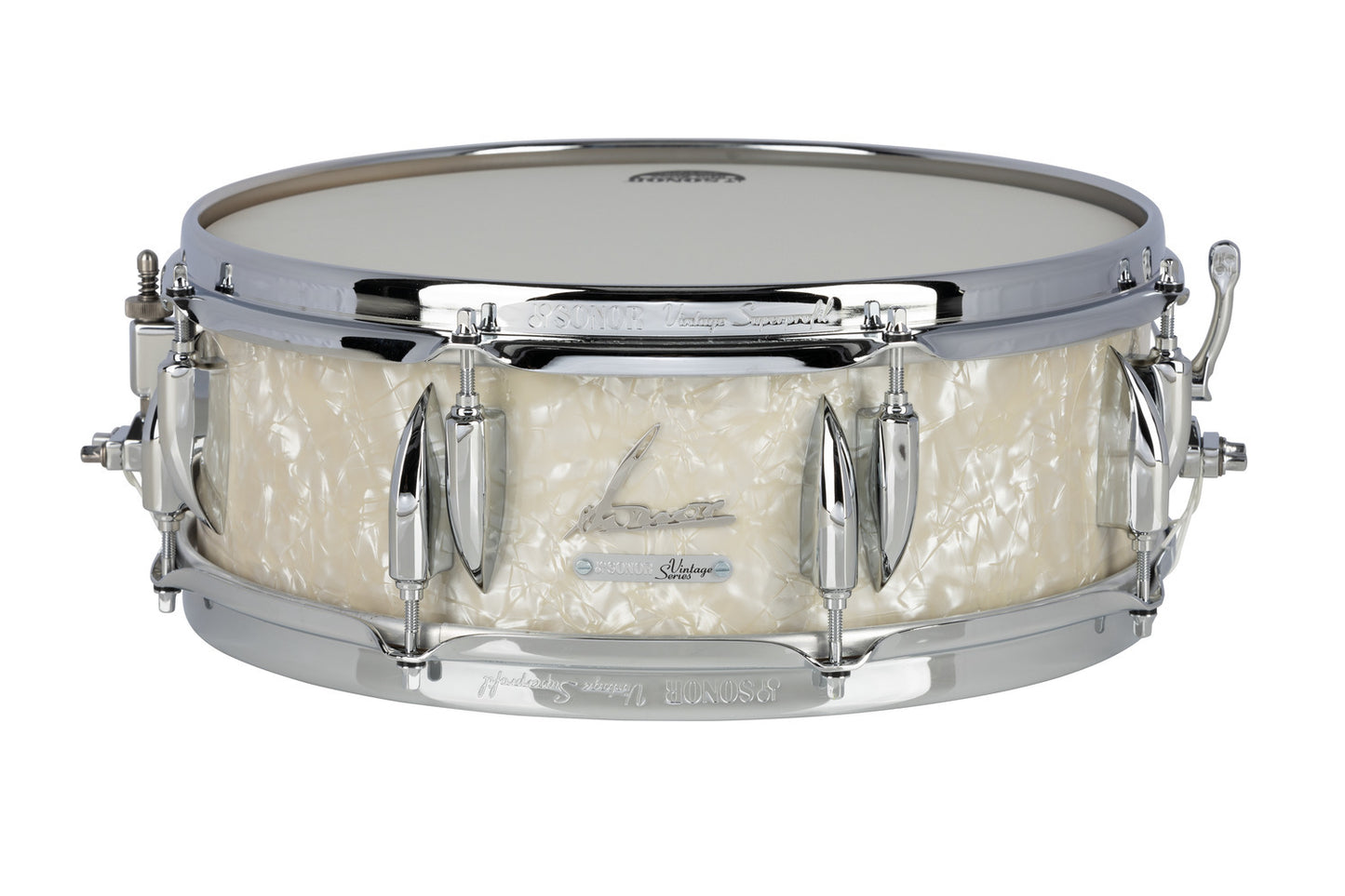 VINTAGE SERIES 14"X 5" SNARE DRUM-VINTAGE PEARL