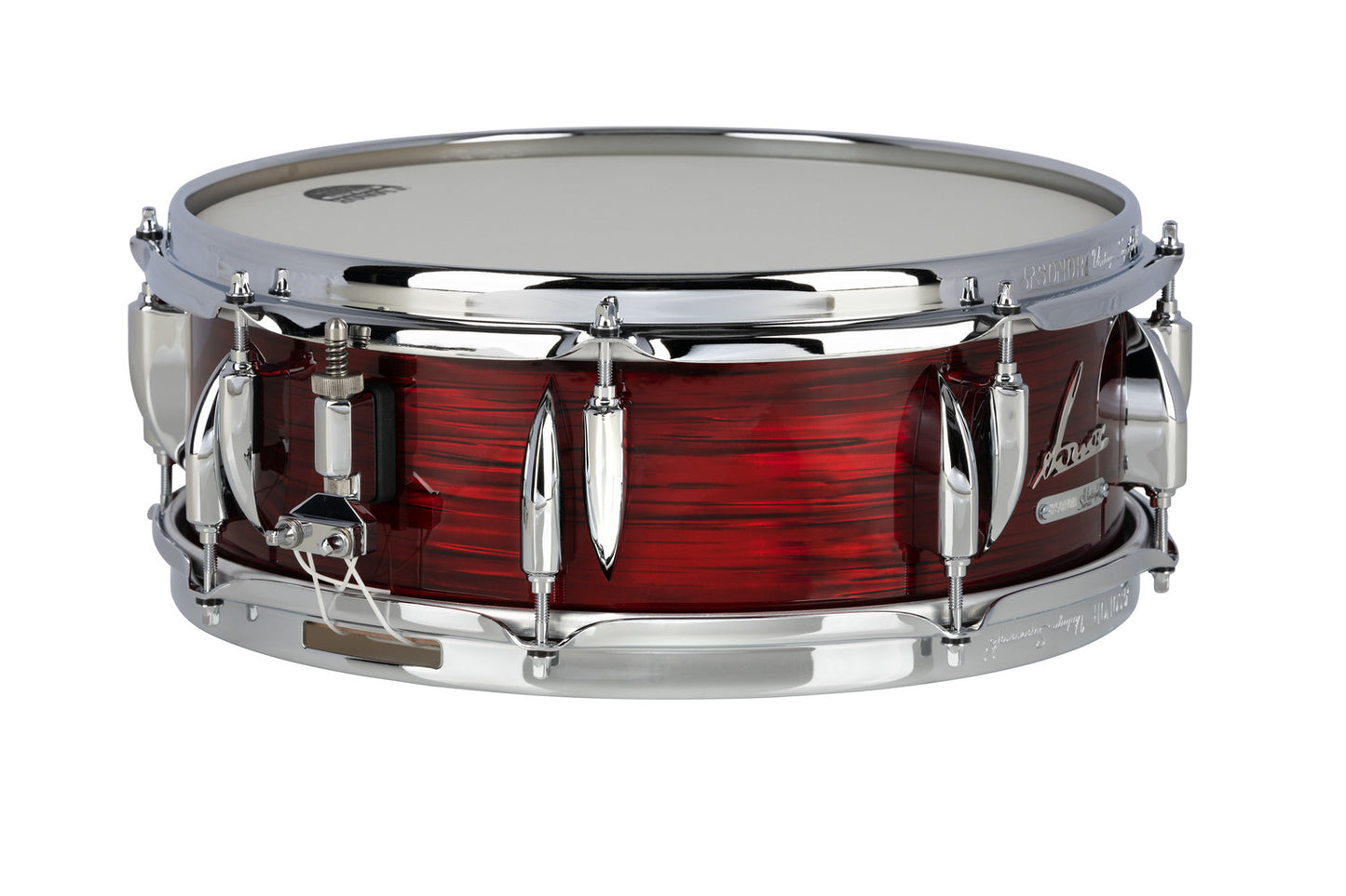 VINTAGE SERIES 14"X 5" SNARE DRUM-VINTAGE RED OYSTER