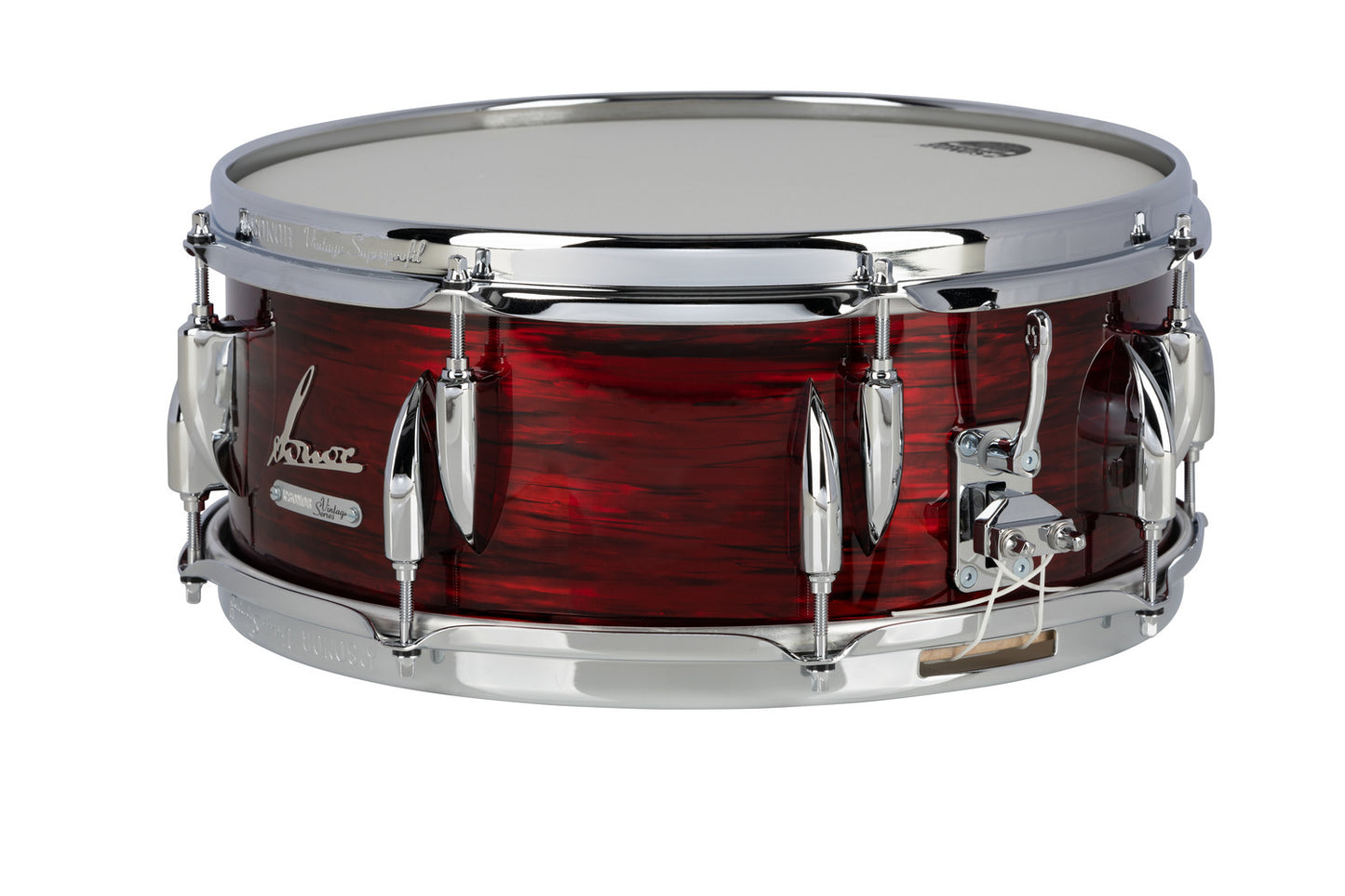 Vintage Series 14"X 5.75" Snare Drum-VINTAGE RED OYSTER