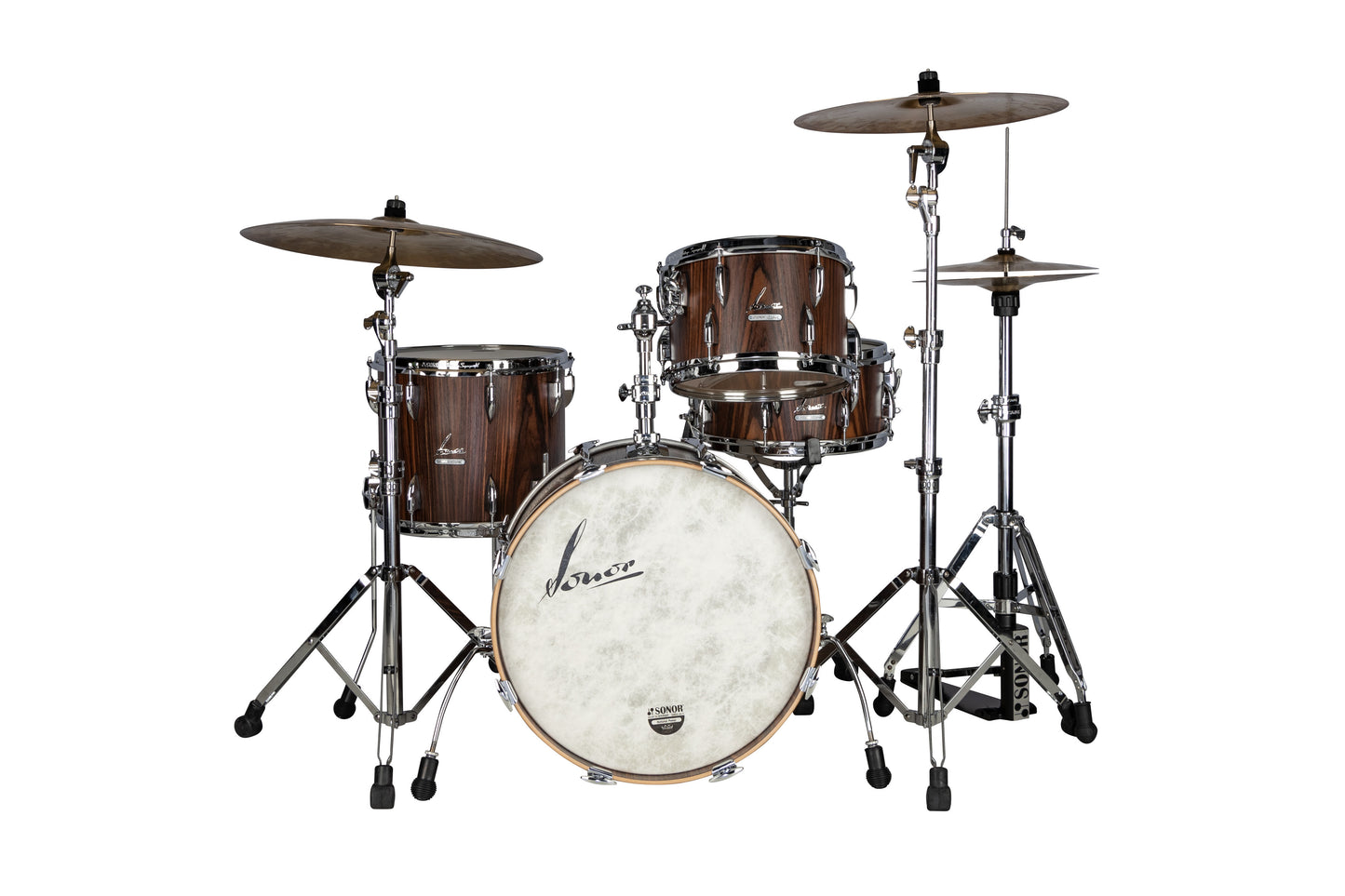 Sonor Vintage Series 3-Piece Kit 20/12/14 W/Mount in Rosewood Semi Gloss