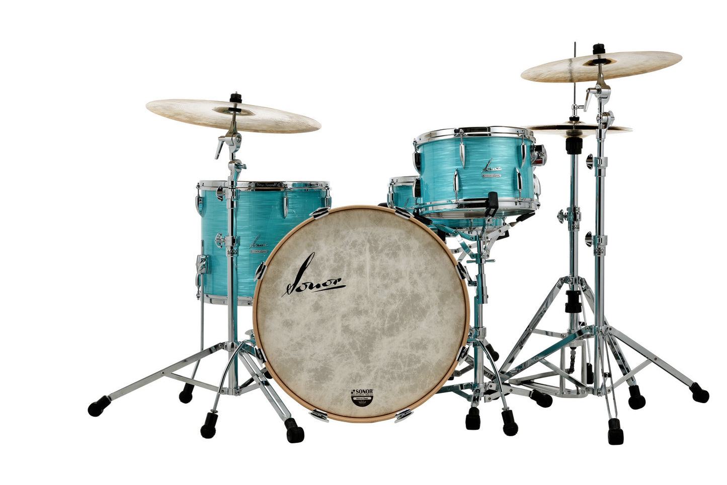SONOR VINTAGE SERIES 22" 3PC SHELL PACK W/MOUNT-CALIFORNIA BLUE