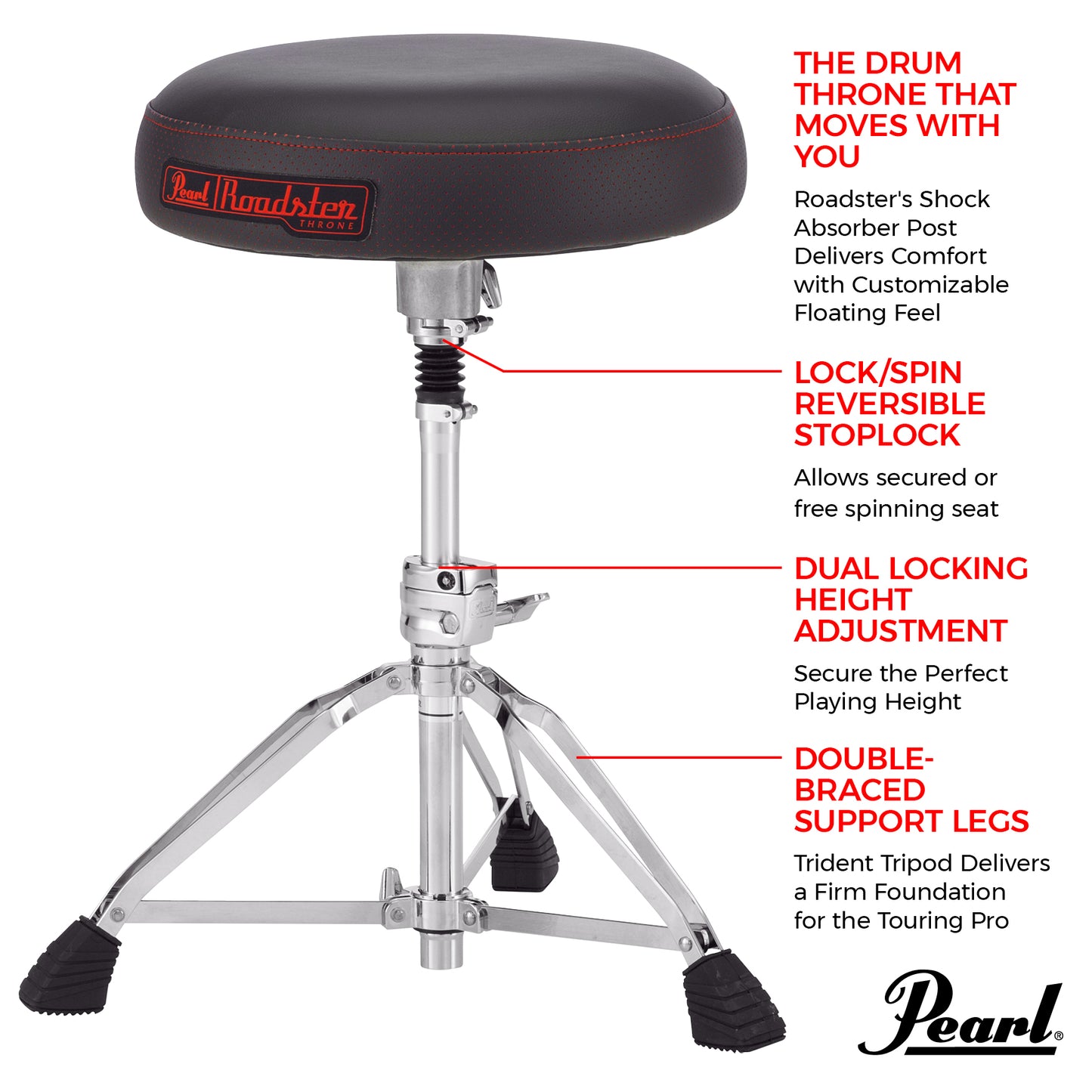 ROADSTER D1500SP MULTI-CORE DONUT SHOCK ABSORBER THRONE