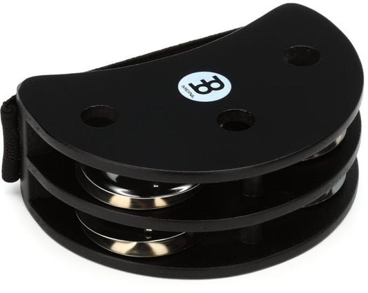 Meinl Percussion FJS2S-BK Foot Tambourine - Black
