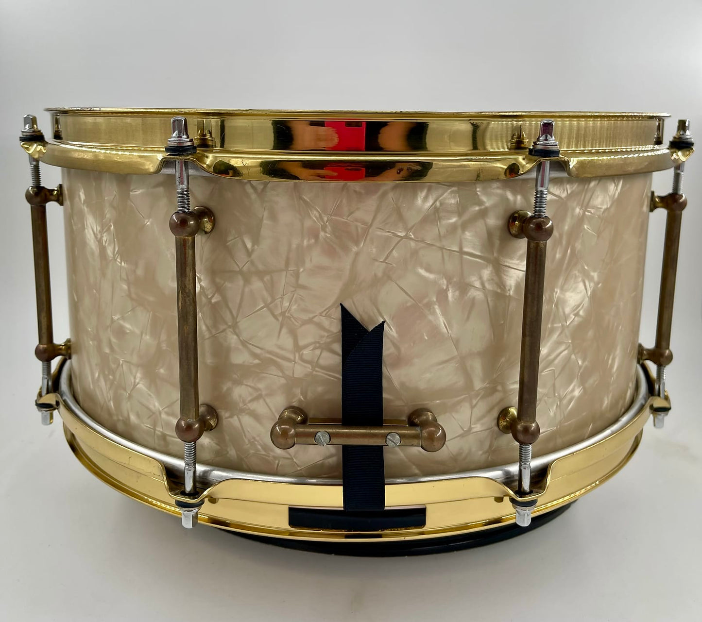 Montineri Custom 14"x6.5" White Marine Pearl Snare