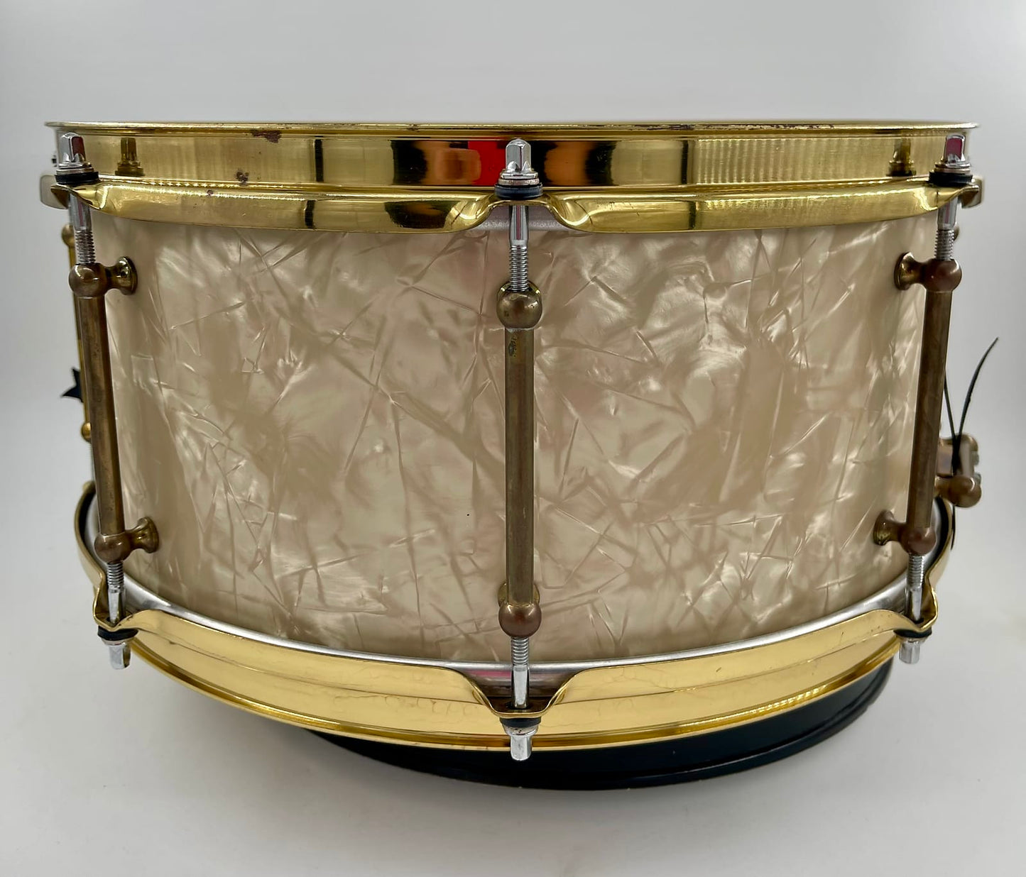 Montineri Custom 14"x6.5" White Marine Pearl Snare