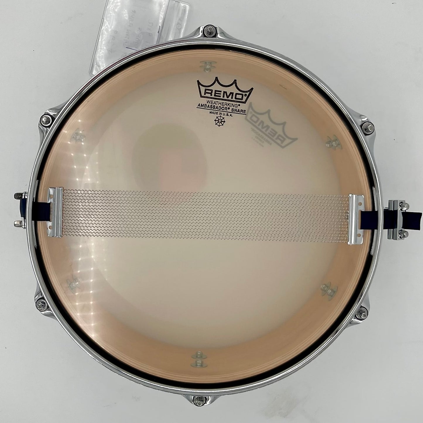 Montineri Custom 12"x4" Blue Satin Flame Snare