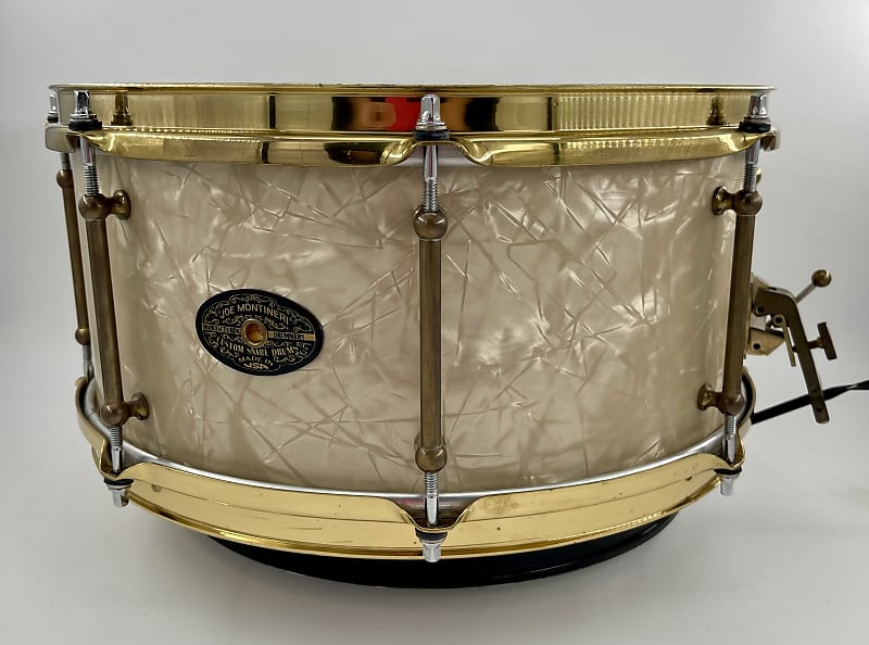 Montineri Custom 14"x6.5" White Marine Pearl Snare