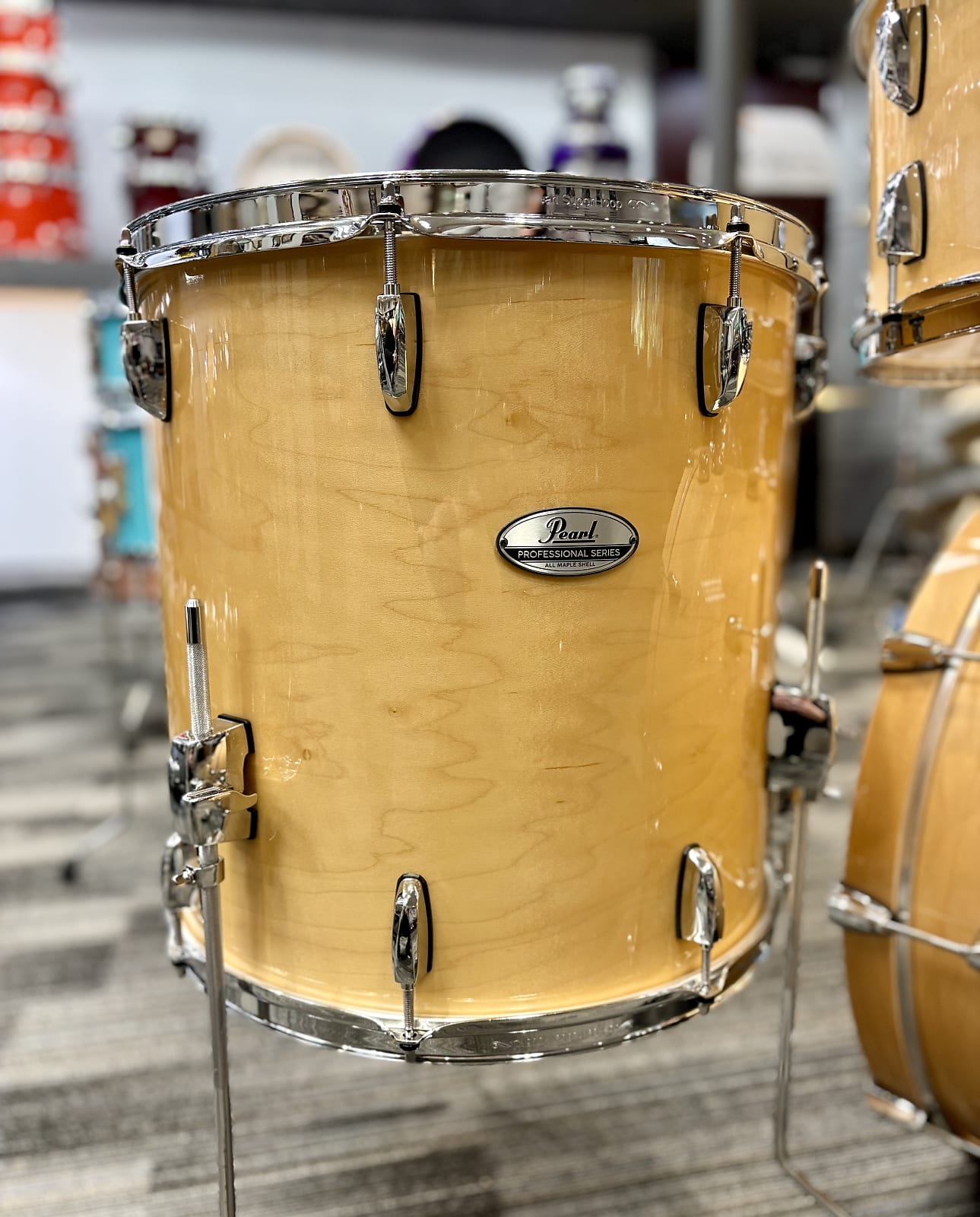 Pearl Professional Maple 4-piece Shell Pack - Natural Maple