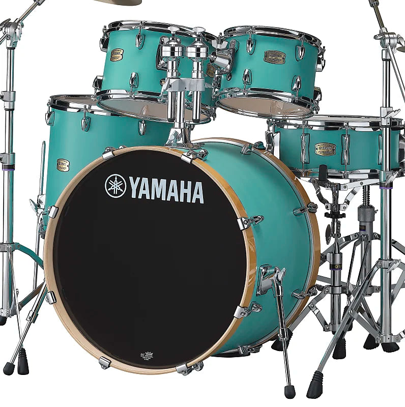Yamaha Stage Custom Birch 5-Piece Shell Pack - Matte Surf Green