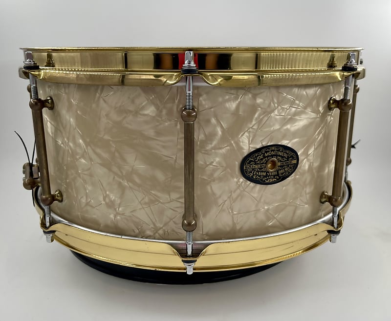 Montineri Custom 14"x6.5" White Marine Pearl Snare