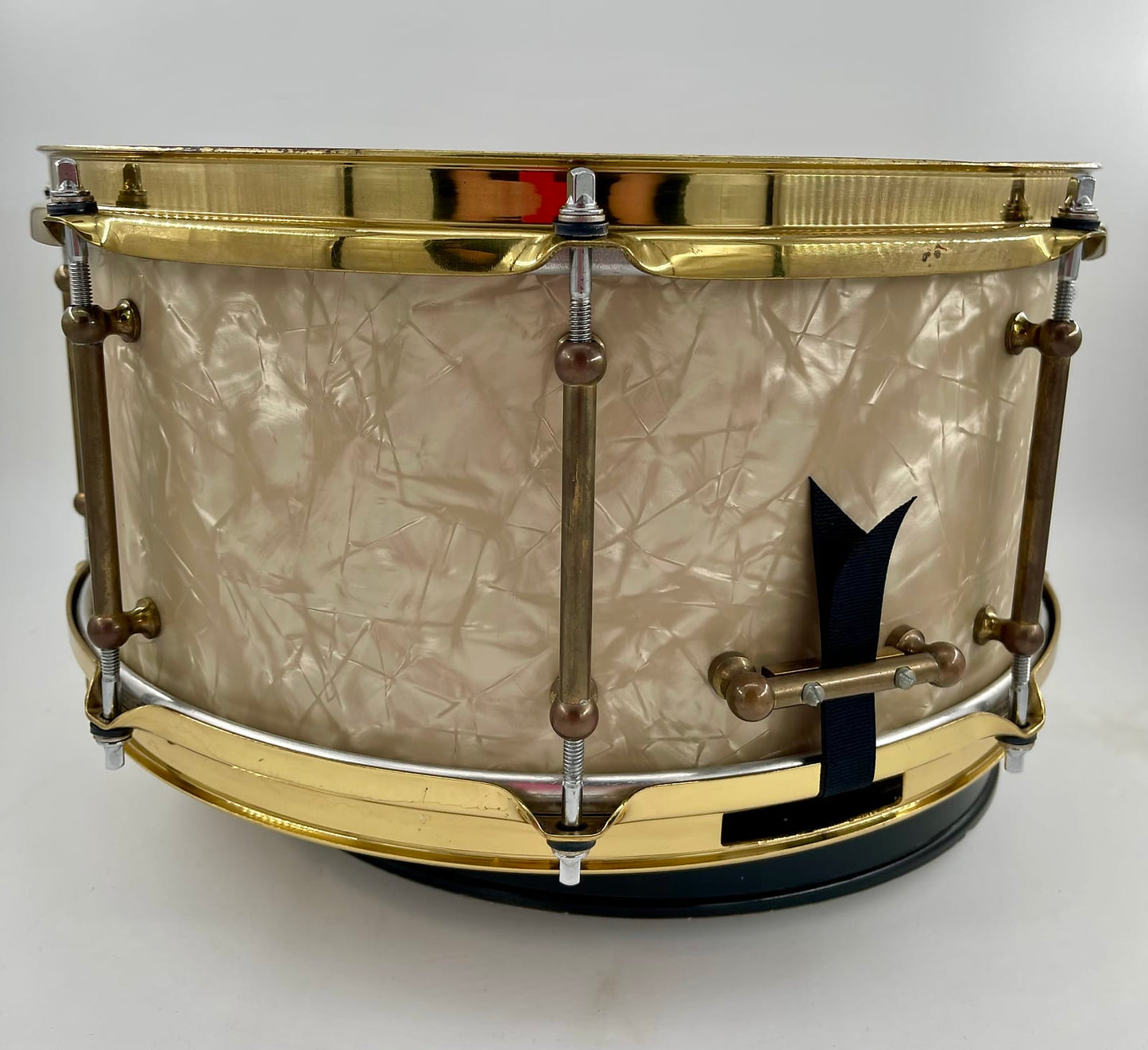 Montineri Custom 14"x6.5" White Marine Pearl Snare