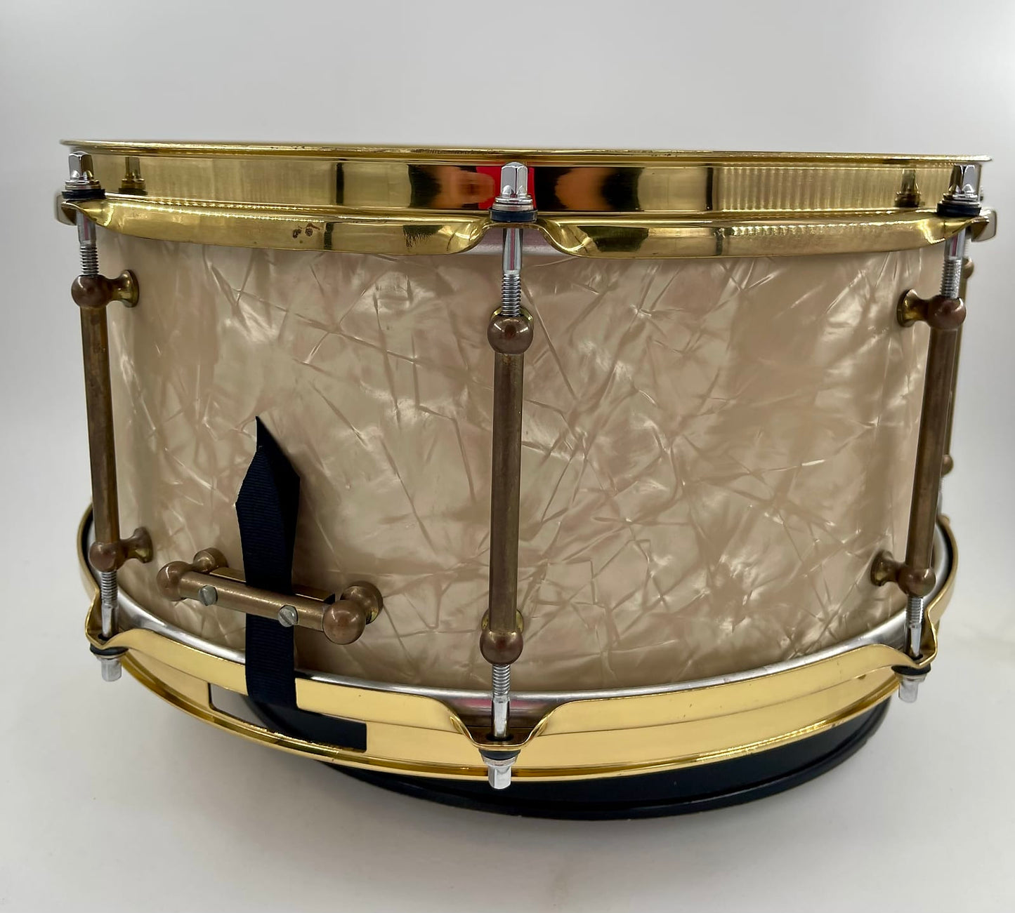 Montineri Custom 14"x6.5" White Marine Pearl Snare