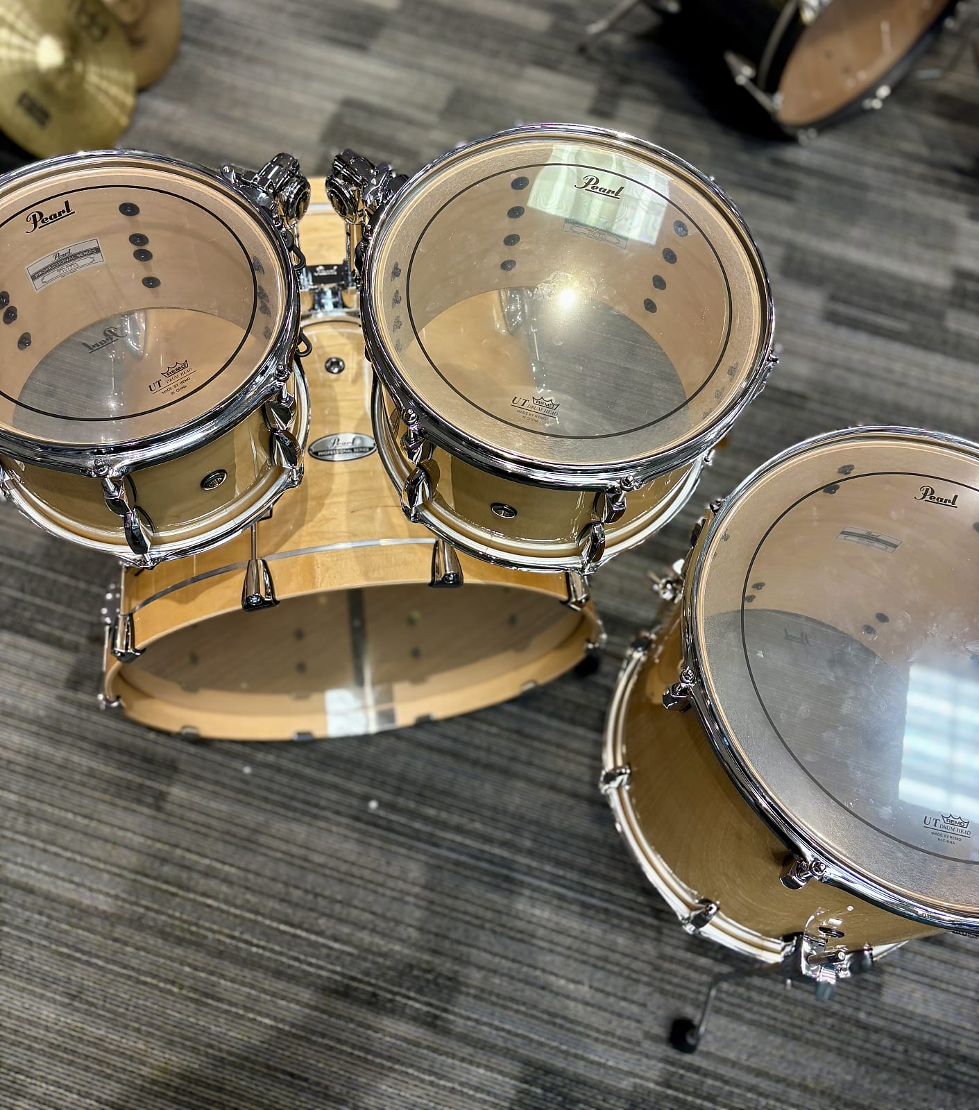 Pearl Professional Maple 4-piece Shell Pack - Natural Maple
