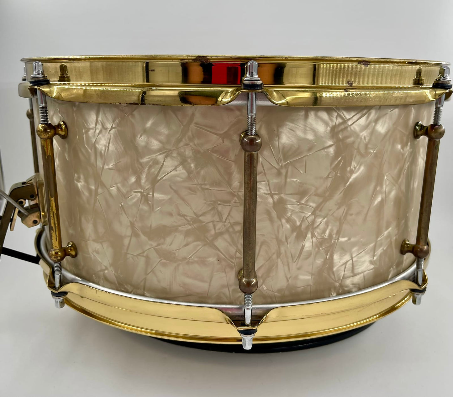 Montineri Custom 14"x6.5" White Marine Pearl Snare