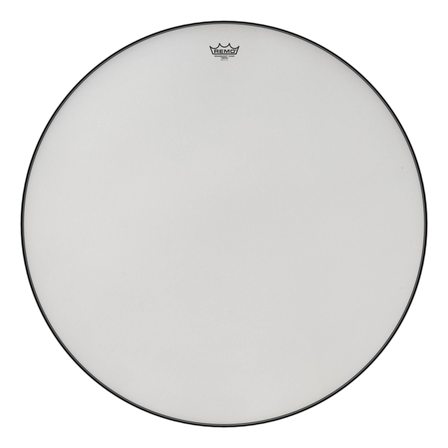 Timpani, Renaissance, 34 Diameter, Low-profile Steel Insert Ring, Clear Film
