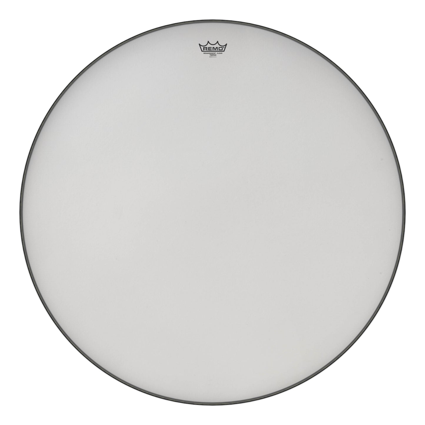 Timpani, Renaissance, 34 Diameter, Steel Insert Ring, Clear Film