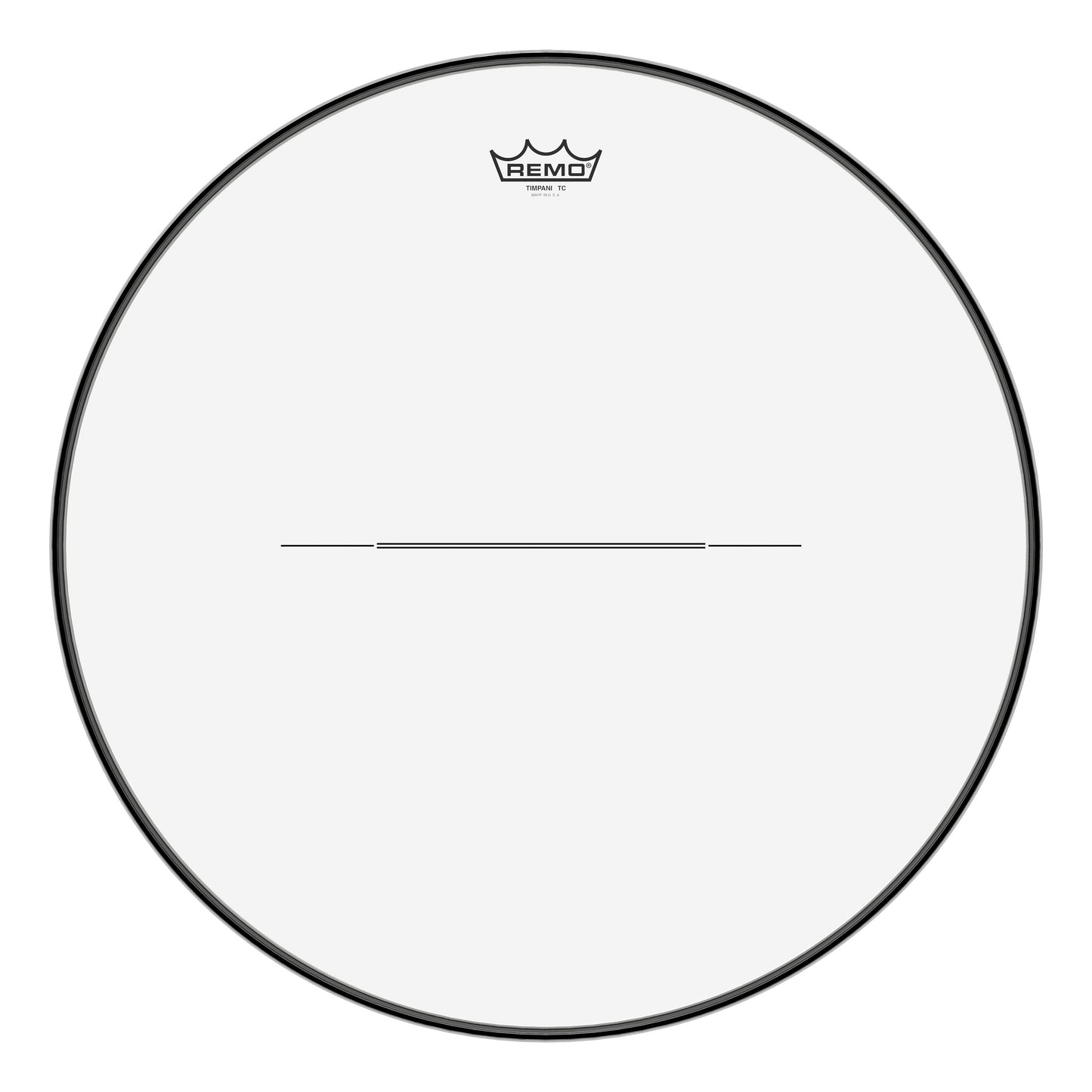 Timpani, Clear, 22 Diameter, Low-profile Steel Insert Ring