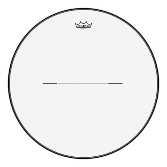 Timpani, Clear, 22 Diameter, Low-profile Steel Insert Ring
