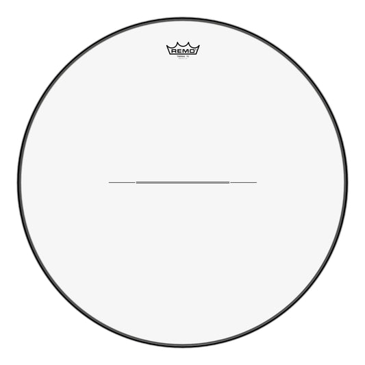 Timpani, Clear, 25 Diameter, Low-profile Steel Insert Ring