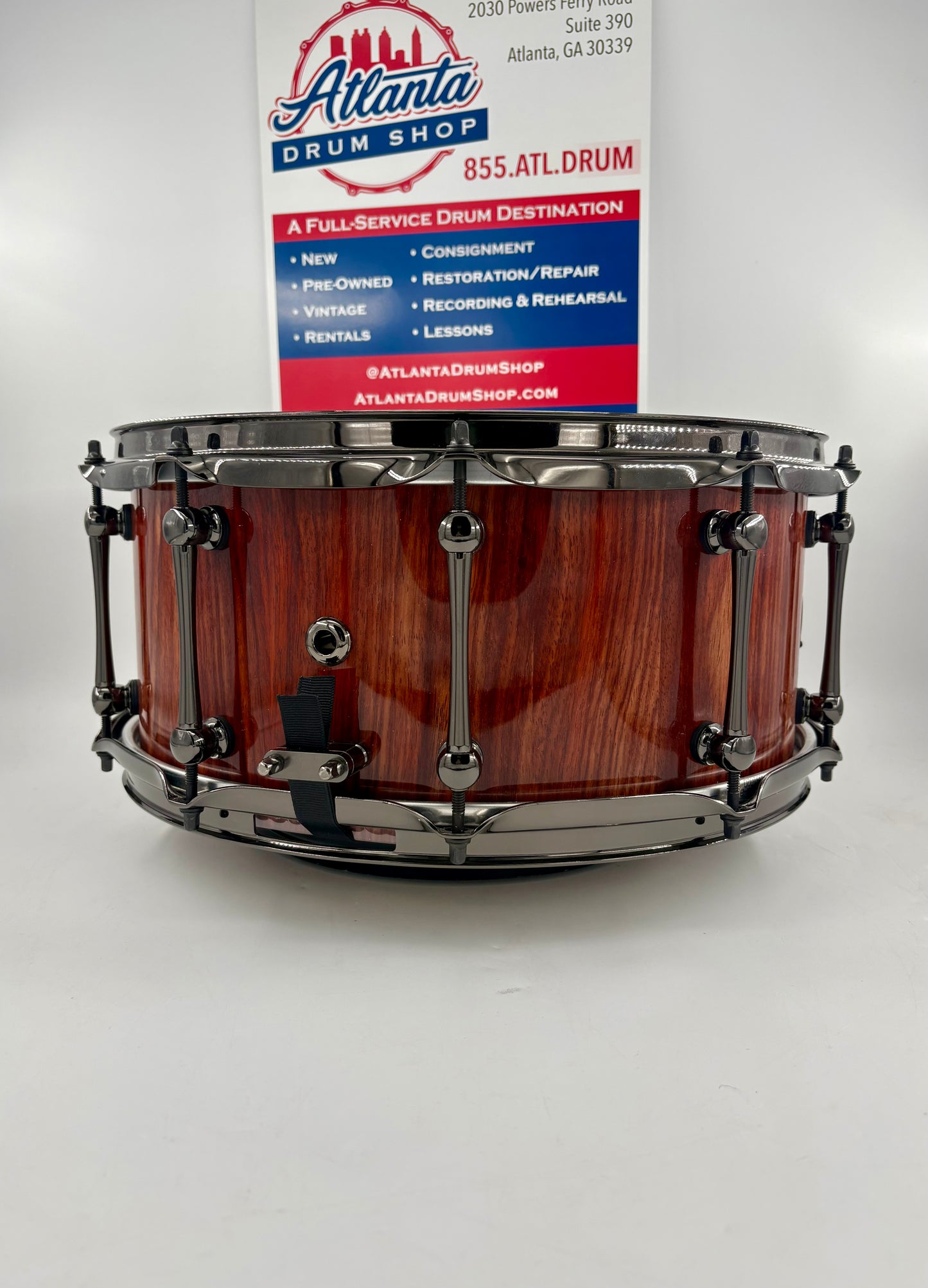 Pi Drum Company 14"x6" Custom Stave Padauk Wood Snare