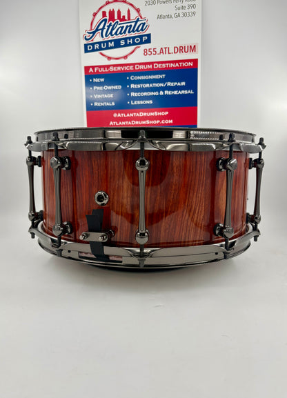Pi Drum Company 14"x6" Custom Stave Padauk Wood Snare