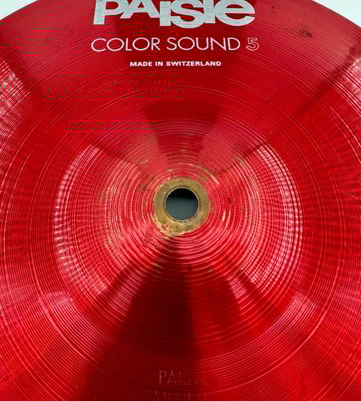 Paiste Red Colorsound 5 12" Splash (482g)-Paiste-Atlanta Drum Shop