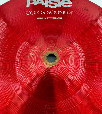 Paiste Red Colorsound 5 12" Splash (482g)-Paiste-Atlanta Drum Shop