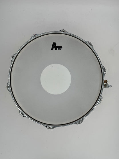 Montineri Custom Drums:   14” x 5” 10-COB Lug Copper Sparkle Snare